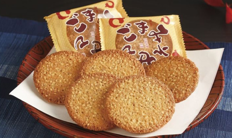 會津芝麻味噌仙貝