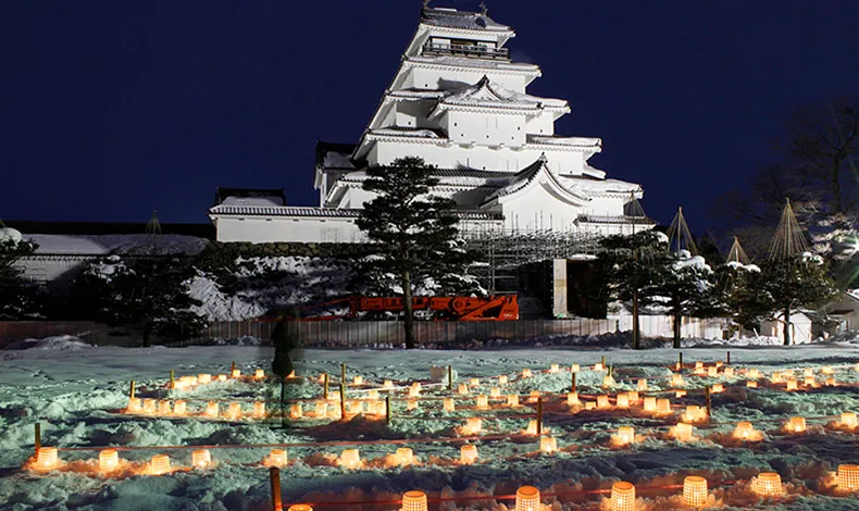 會津繪蠟燭祭